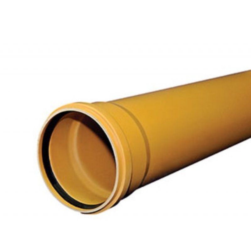 Wavin Rura PVC-U 110x3.2x2000 SN8 KL.S lita kanalizacyjna zewnętrzna Kod 3040754