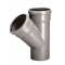 Wavin Trójnik PVC-U, PP/HT 50x50/45 popiel sanitarny Kod 3021675