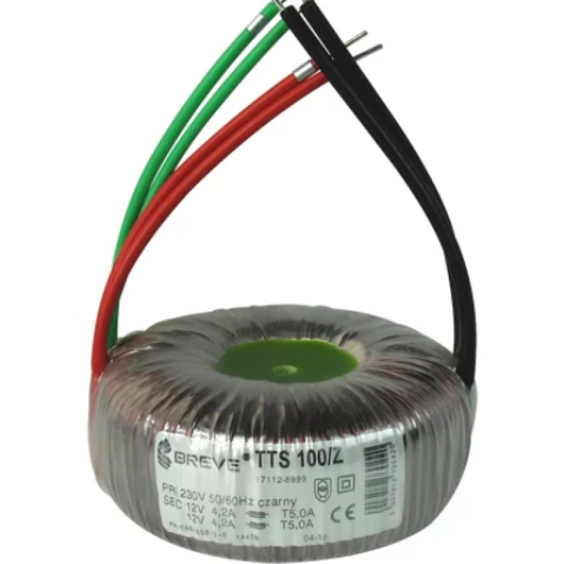 Breve TTS Transformator toroidalny 100/Z 230/24V Kod 17124-9997