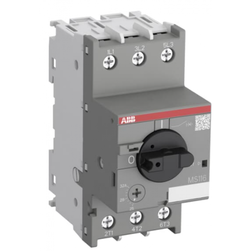 ABB MS116-2,5 Wyłącznik silnikowy, 2,5A Kod 1SAM250000R1007