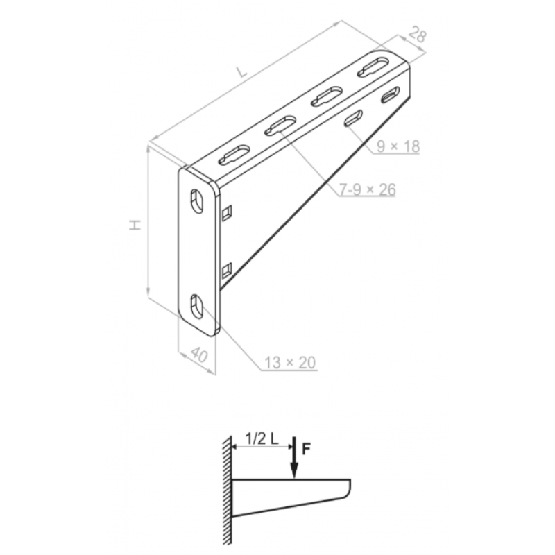 Baks WMC/WMCO400 Wysięgnik E90 Kod 711140 