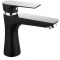 FERRO ALGEO BLACK/CHROME Bateria umywalkowa stojąca, czarny kod: BAQ2BLC