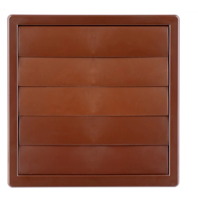 Airroxy Kratka wentylacyjna z żaluzją 170x170mm, fi 150, brąz Kod 02-303