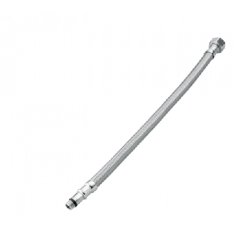 Perfexim PHA-9145/C Wężyk nierdzewny 50cm, krótka końcówka 1/2 x M10 WZ PN12 DN8 Kod 06-003-1510-050