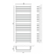 Gorgiel Grzejnik pionowy łazienkowy AE 91/44, 910x440mm, 390W Kod 10111194601101 