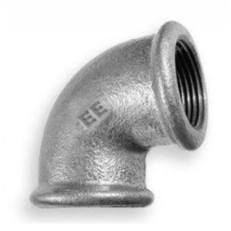Zawiercie A1 Kolanko W-W, ocynk, 90st, 3/8 Kod 5907791601551