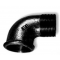 Zawiercie A4 Kolanko W-Z, czarne, 1 Kod 5907791602862