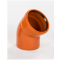 Magnaplast KGB Kolano kanalizacyjne DN160/45 PCV-U Kod 22120