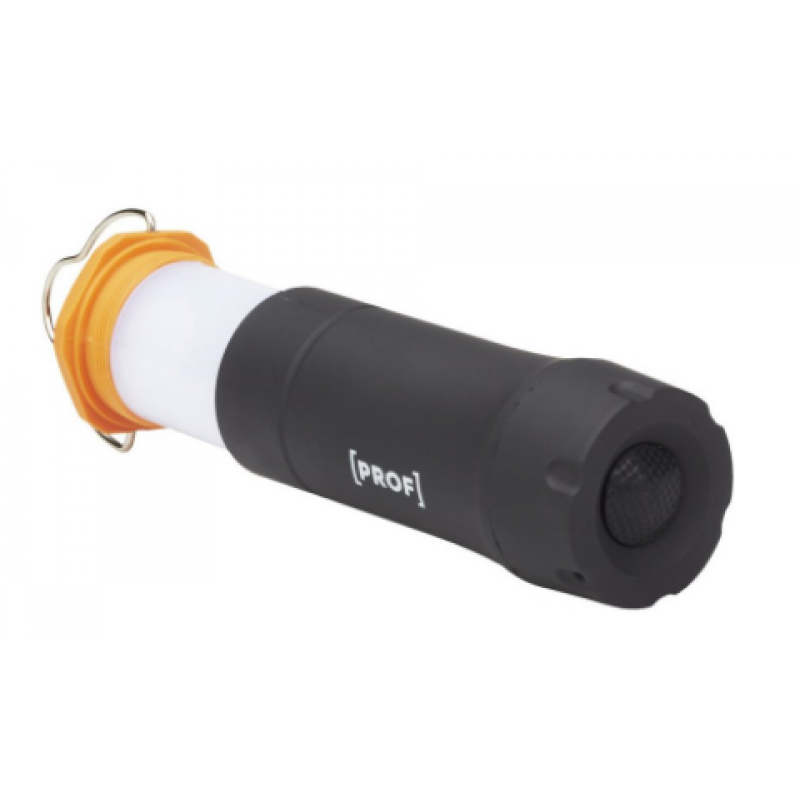PROF Latarka LAMPION, 2 różne natężenia (50 i 15 lumenów), funkcja stroboskopu, na baterie 3xAAA KOD 501978267 