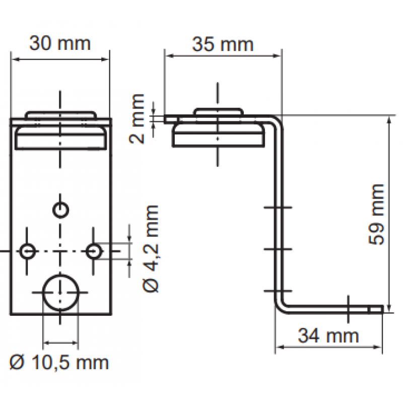 Walraven BISMAT Mocowanie kanałów wentylacyjnych z elementem tłumiącym typ Z, z podkładką stalową kod: 4125003 