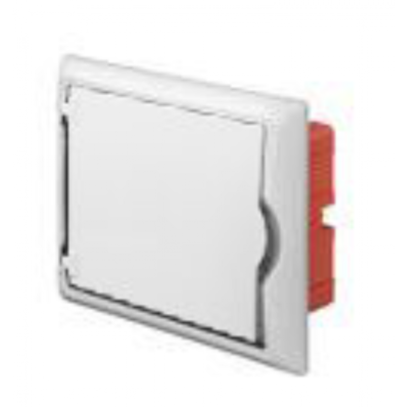 Onnline Rozdzielnica podtynkowa, 1x8 modułów, 240x300x107 mm, IP40, drzwi w kolorze obudowy KOD: 2512-10