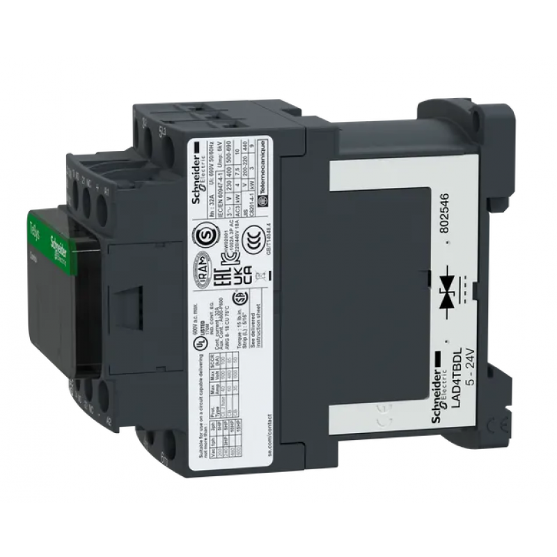 Schneider Electric Stycznik mocy TeSys D AC3 32A 4P 2NO 2NC cewka 24VDC Kod LC1D18BD 