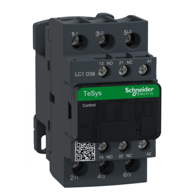 Schneider Electric Stycznik mocy TeSys D AC3 38A 3P 1NO 1NC cewka 230VAC 50HZ zaciski skrzynkowe KOD LC1D38P5
