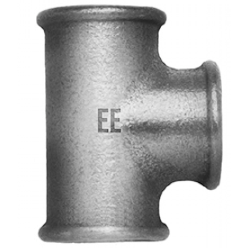 Zawiercie B1 Trójnik nakrętny zwężkowy, ocynk, 3/4x1/2x3/4 Kod 5907791604613