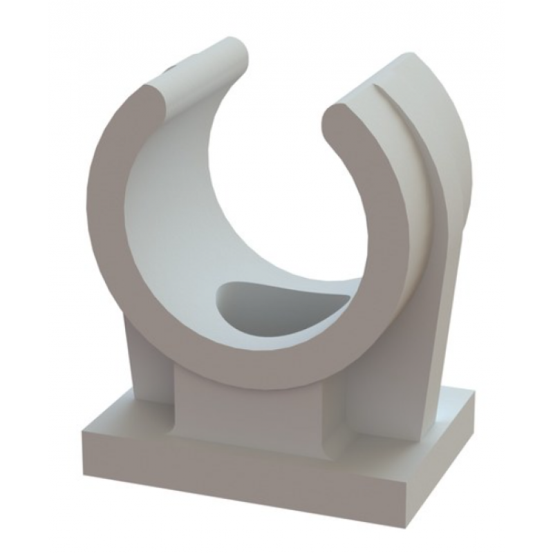 Onnline U-16 Uchwyt zwykły, biały (opak.100szt) Kod ONNLINE U-16B