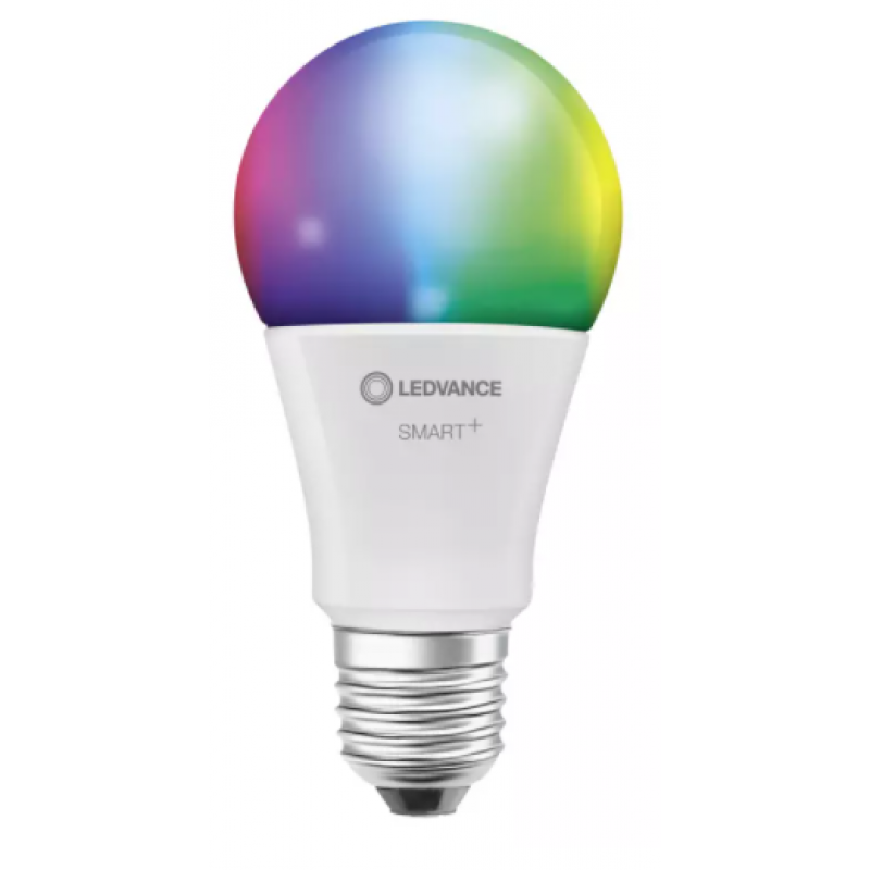 Ledvance Żarówka LED SMART+, trzonek E27, A60, 9W, 806lm, RGB+CCT, Tunable White, ściemnialna, ze sterowaniem WiFi Kod 4058075485396 