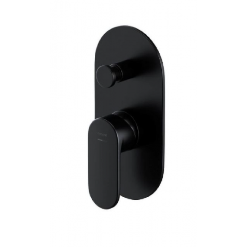 CERSANIT CERA Bateria wannowo - natryskowa, podtynkowa, czarna, z boksem Kod S951-322