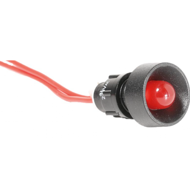 ETI Lampka sygnalizacyjna LED D=10mm czerwona 230V AC LS LED 10 R 230AC Kod 004770811