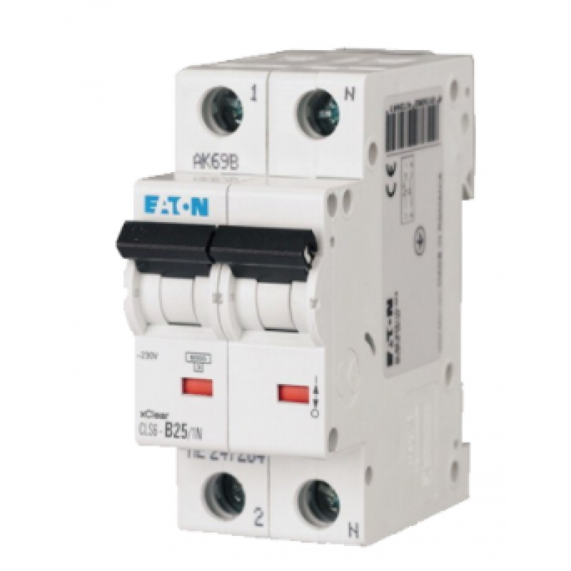 Eaton CLS6-D25/1N-DP Wyłącznik nadprądowy, 1+N biegunowy Kod 270468
