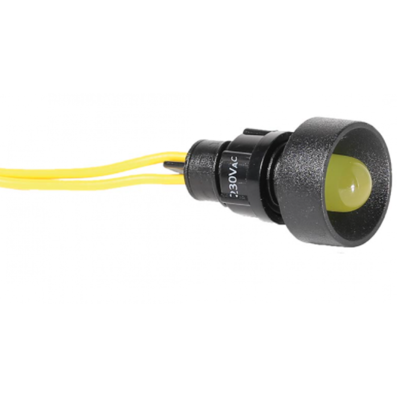 ETI Lampka sygnalizacyjna LED D=10mm żółta 230V AC LS LED 10 Y 230AC Kod 004770812