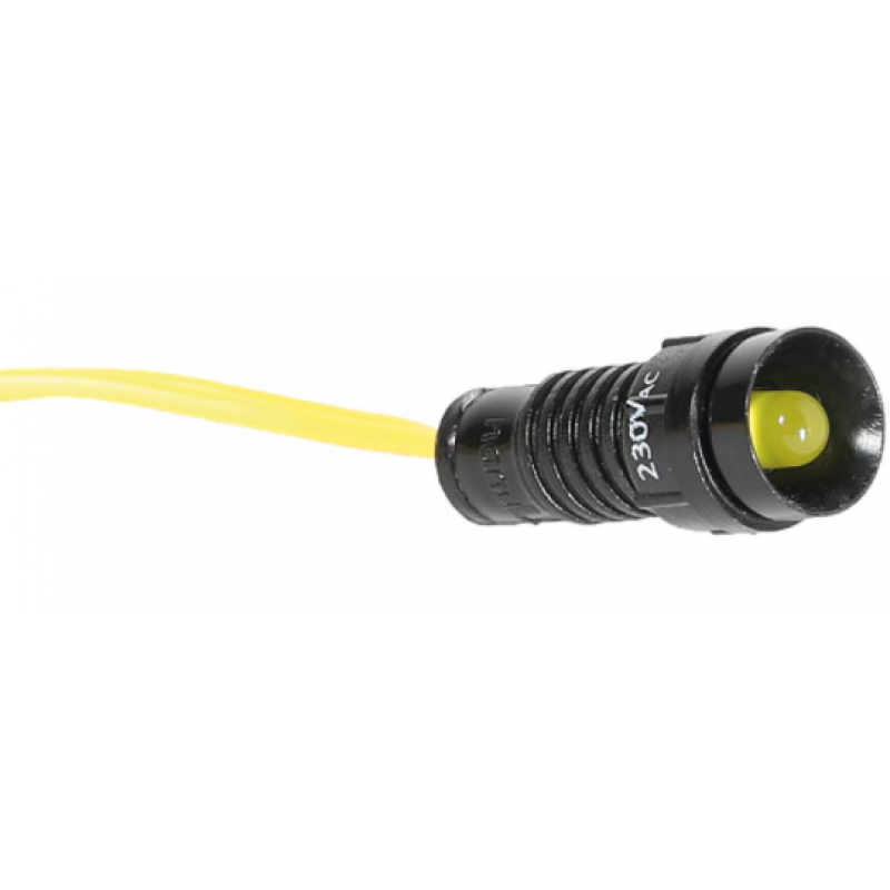 ETI Lampka sygnalizacyjna LED D=5mm żółta 230V AC LS LED 5 Y 230AC Kod 004770806