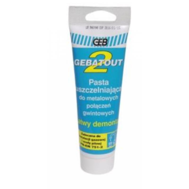 GEB GEBATOUT 2 Pasta uszczelniająca do instalacji wodnych i gazowych [125g] Kod 103101
