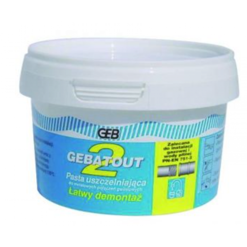 GEB GEBATOUT 2 Pasta uszczelniająca do instalacji wodnych i gazowych [200g] Kod 103103