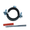 OPAL Obejma metalowa z wkładką tłumiącą EPDM - komplet 5/4 cala 38-43 Kod B-691132