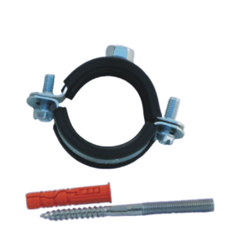 OPAL Obejma metalowa z wkładką tłumiącą EPDM - komplet 5/4 cala 38-43 Kod B-691132