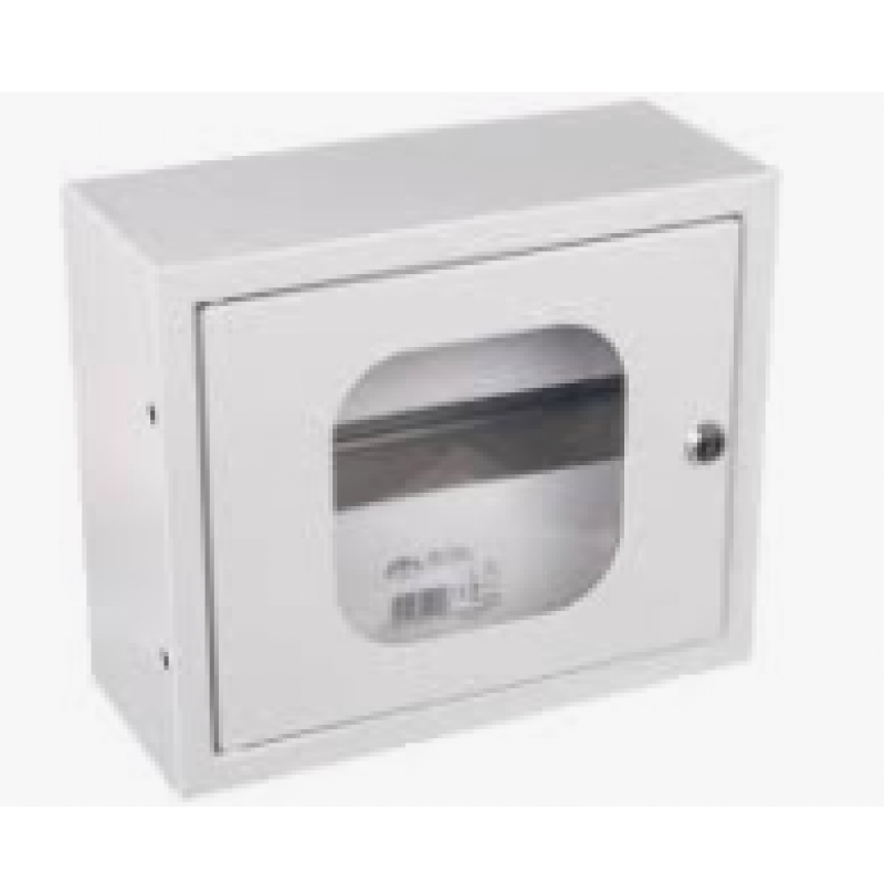 SABAJ Rozdzielnica natynkowa z zamkiem i szybką, 12 modułów, IP30, NRP-12 ZSZ Kod 3-215