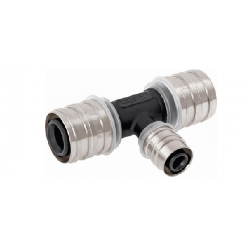 Kisan Trójnik zaprasowywany redukcyjny PPSU 20x16x16 Kod KD 32.03.52.22