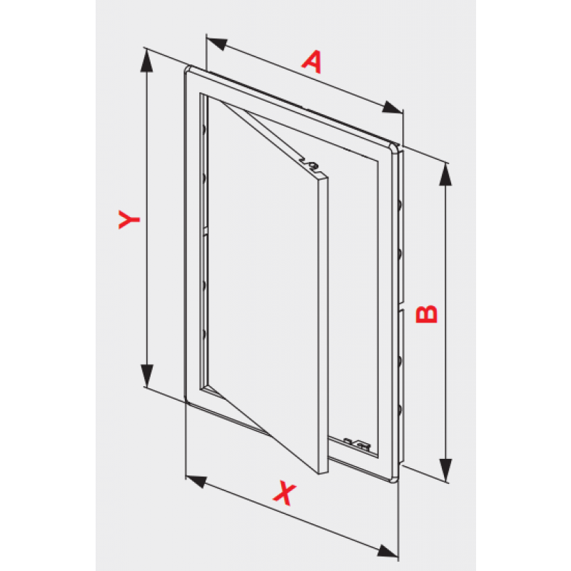 ONNLINE Drzwiczki rewizyjne plastikowe 20x30 KOD: DT14-ON 