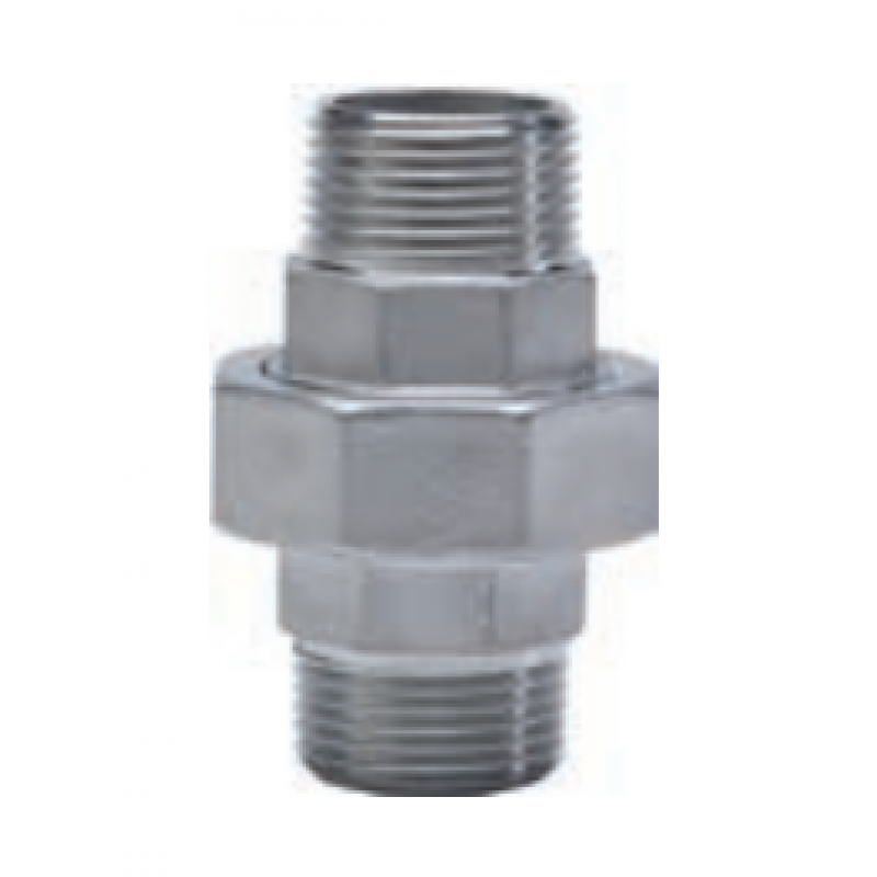 Gebo Dwuzłączka wkrętna płaska GZ 1, stal nierdzewna Kod 6335-100