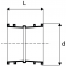 Magnaplast KGF Przejście murowe do kanalizacji zewnętrznej, 160/240 kod 22620 