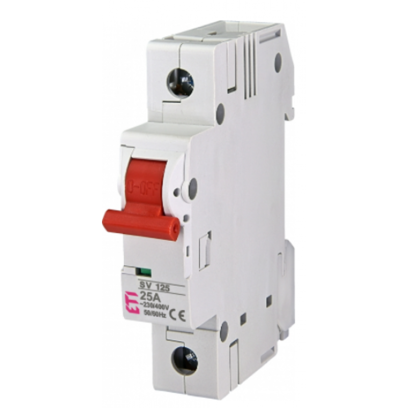 ETI Rozłącznik izolacyjny SV 125, 1 biegunowy, 25A KOD 002423122