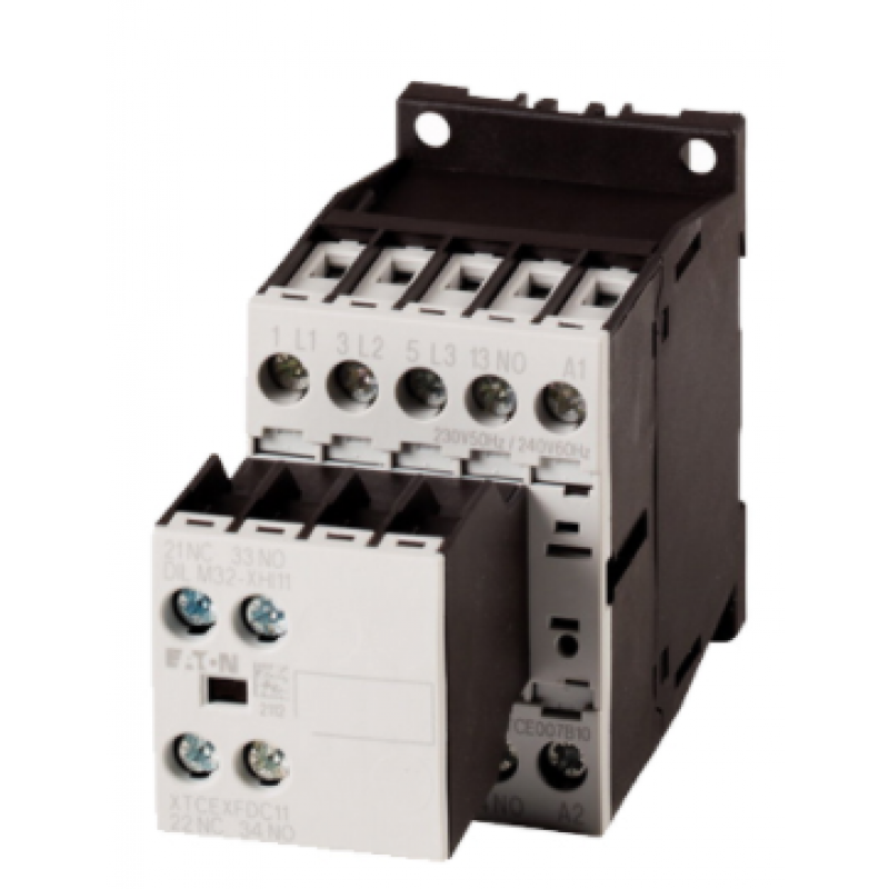 EATON Stycznik mocy DILM7-21(230V50HZ,240V60HZ), 3 bieguny, 3NO, 2NO+21NC,7A, 3kW KOD 276620