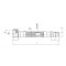 Perfexim PHA-9145C Wężyk nierdzewny WZ 3/8cala x M10 L=80cm PN12 DN8, krótka końcówka Kod 06-003-1010-080 