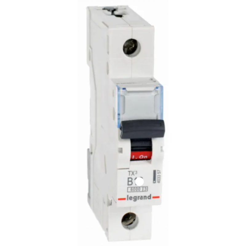 Legrand Wyłącznik nadprądowy RX3 1P B 25A 6000A Kod 419138