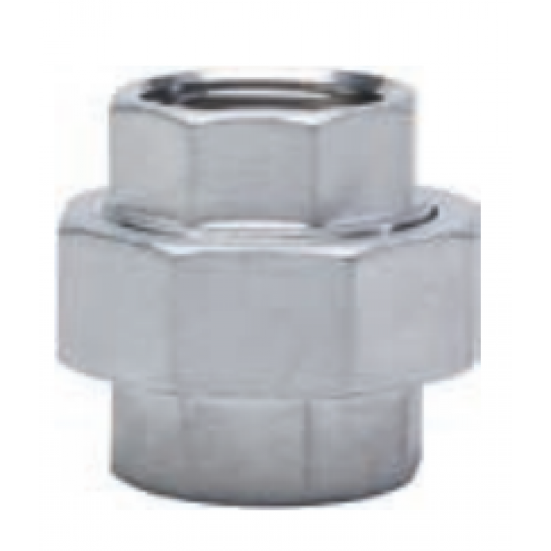 Gebo Dwuzłączka nakrętna płaska 1, stal nierdzewna Kod 6330-100