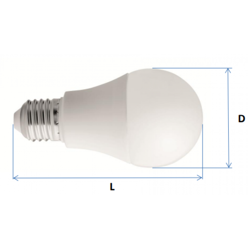 Helios Żarówka klasyczna LED 14W E27 A60 3000K 1520lm 230V 1CT/10 Kod LED-2729 