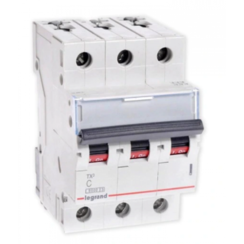 Legrand S 303 Wyłącznik nadprądowy 3P C 10A 6000A TX3 Kod 403543