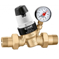 CALEFFI Reduktor ciśnienia 3/4cala z manometrem oraz wskaźnikiem nastawy Kod 535051