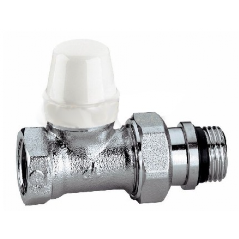 Caleffi 432 Zawór grzejnikowy, odcinający, prosty 1/2cala Kod C/432402