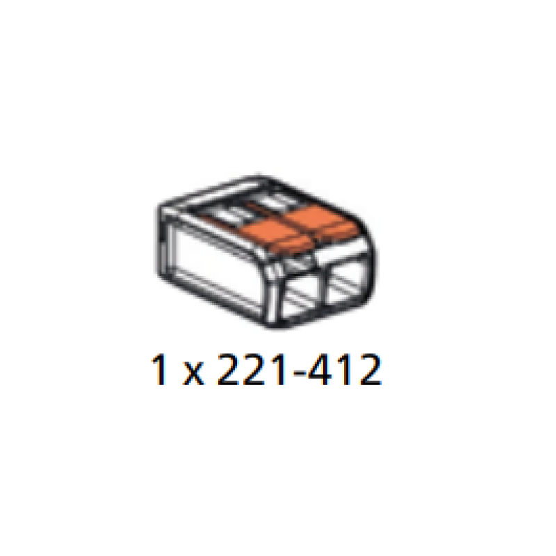 Cellpack EASY PROTECT 112 Puszka żelowa ze złączkami WAGO-COMPACT 221-412 Kod 407858 