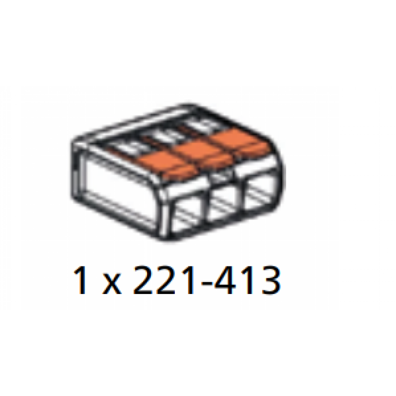 Cellpack EASY PROTECT 222 Puszka żelowa ze złączkami WAGO-COMPACT 221-412 Kod 407860  