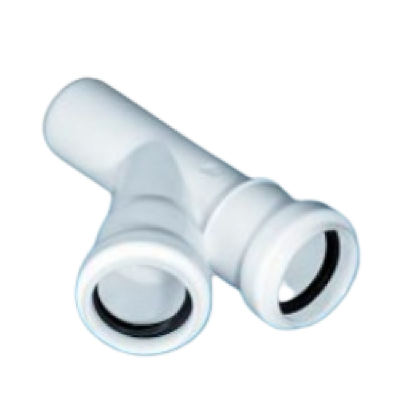 Dyka HTEA Trójnik fi 32x32mm, kąt 67 stopni, PP , kolor biały Kod 5602009