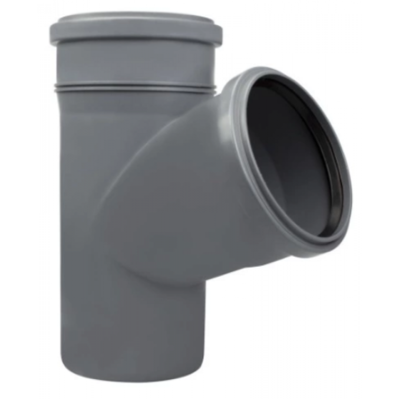 Plastimex Trójnik PP fi 75x67 kolor szary Kod PTRO7567