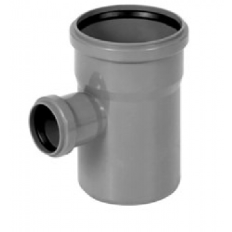 Plastimex Trójnik redukcyjny PP fi75/50x90 kolor szary Kod PTRO75/5090