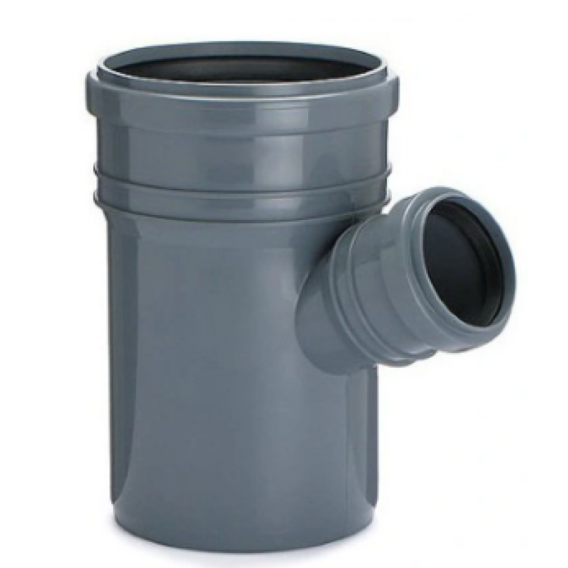 Plastimex Trójnik redukcyjny PP fi75/50x67 kolor szary Kod PTRO75/5067