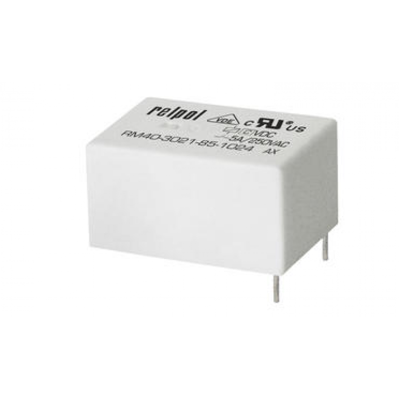 RELPOL Przekaźnik miniaturowy, elektromagnetyczny do obwodu drukowanego RM40-3021-85-1024 Kod 2611688  